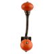 Orange Round Antique Iron Hooks